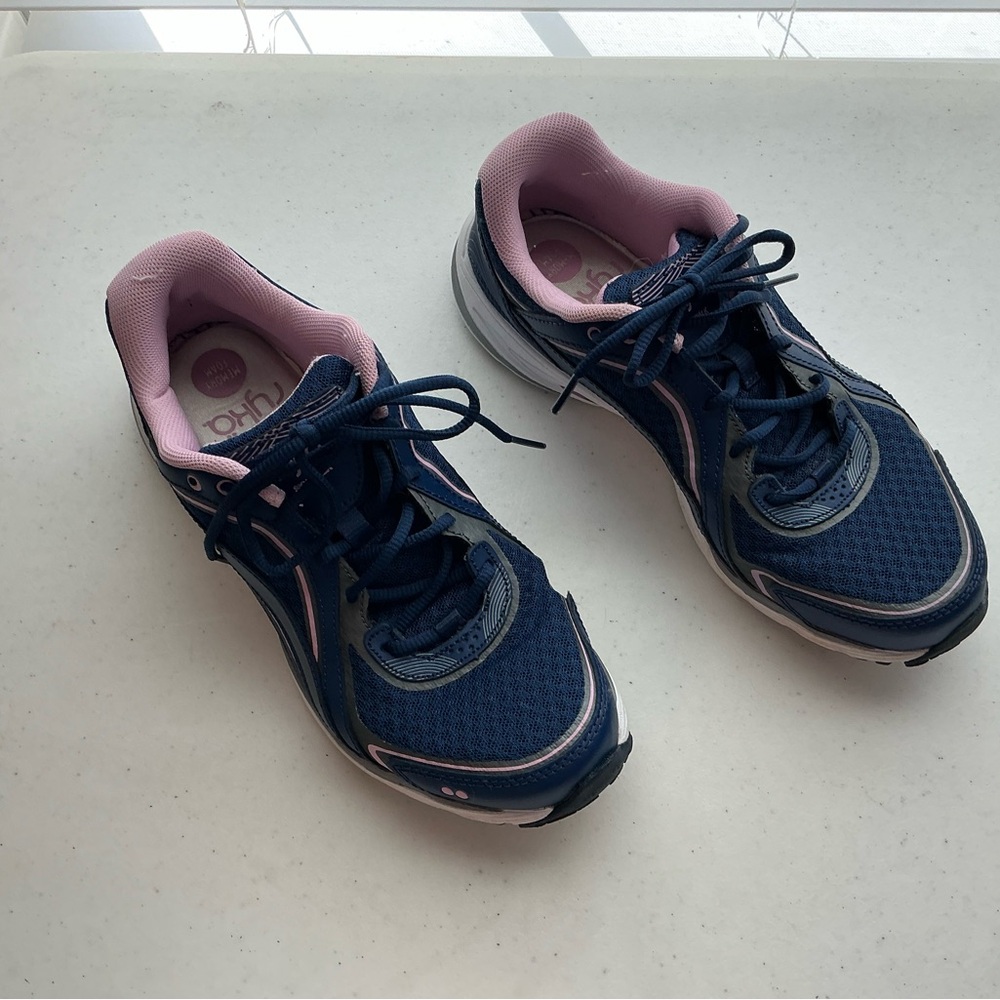 Ryka Women's Athletic Shoes in Navy and Pink